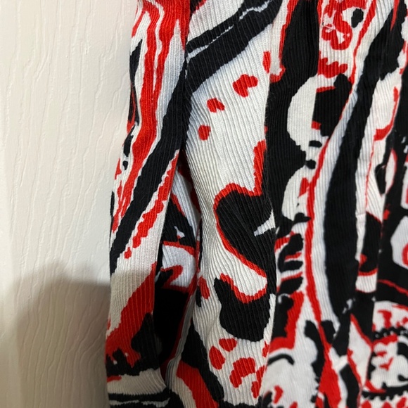 Vintage red and black dress - Picture 9 of 15